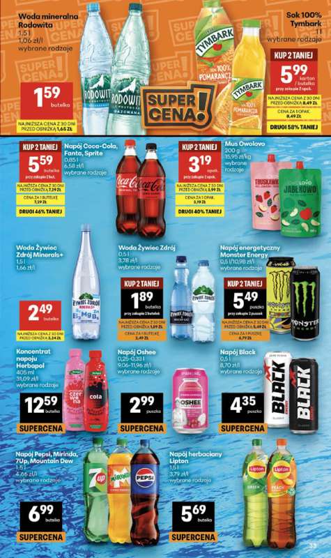 Delikatesy Centrum - gazetka promocyjna Gazetka  do środy 09.09 - strona 33