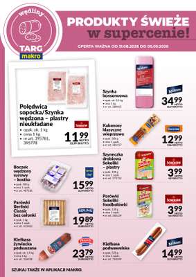 Makro - gazetka promocyjna Targ MAKRO - oferta świeża w super cenach! od poniedziałku 31.08 do soboty 05.09 - strona 3