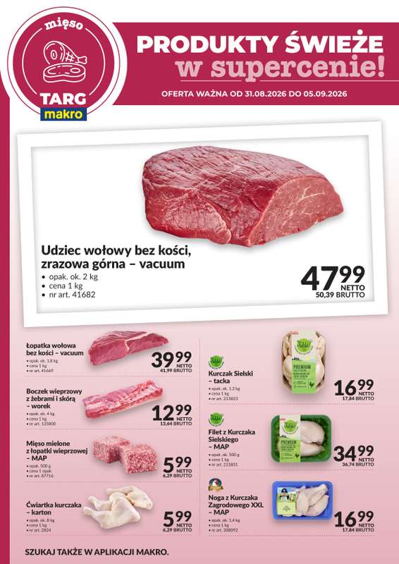 Makro - gazetka promocyjna Targ MAKRO - oferta świeża w super cenach! od poniedziałku 31.08 do soboty 05.09 - strona 2