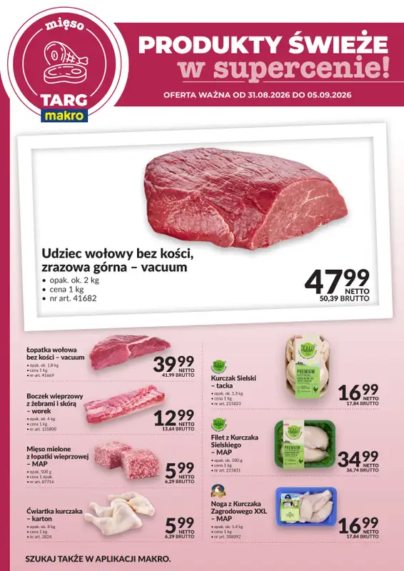 Makro - gazetka promocyjna Targ MAKRO - oferta świeża w super cenach! od poniedziałku 31.08 do soboty 05.09 - strona 2