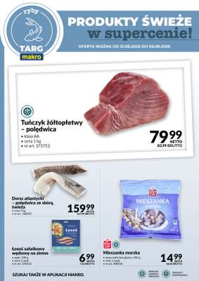 Makro - gazetka promocyjna Targ MAKRO - oferta świeża w super cenach! od poniedziałku 31.08 do soboty 05.09 - strona 4