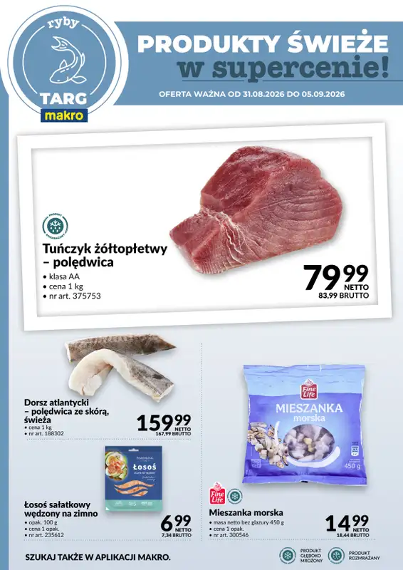 Makro - gazetka promocyjna Targ MAKRO - oferta świeża w super cenach! od poniedziałku 31.08 do soboty 05.09 - strona 4