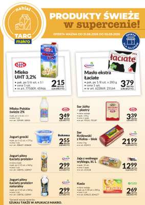 Makro - gazetka promocyjna Targ MAKRO - oferta świeża w super cenach! od poniedziałku 31.08 do soboty 05.09