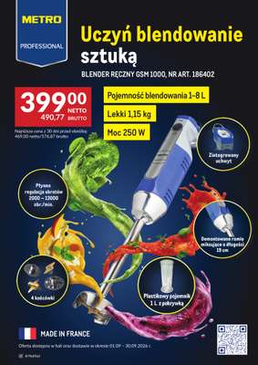 Makro - gazetka promocyjna Ulotka blender MP od wtorku 01.09 do środy 30.09