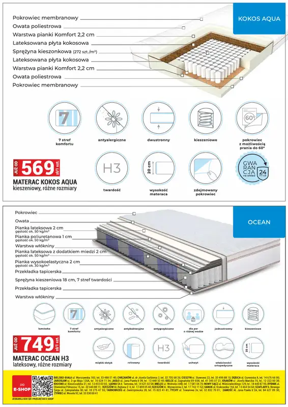 Merkury Market - gazetka promocyjna Gazetka Meble, wypoczynki, materace od wtorku 01.09 do środy 30.09 - strona 46