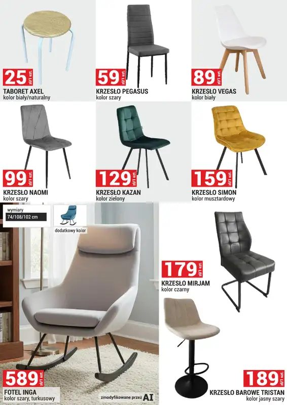 Merkury Market - gazetka promocyjna Gazetka Meble, wypoczynki, materace od wtorku 01.09 do środy 30.09 - strona 32