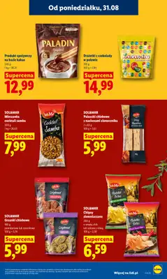 Lidl - gazetka promocyjna Oferta od poniedziałku od poniedziałku 31.08 do środy 02.09 - strona 61