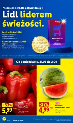 Lidl - gazetka promocyjna Oferta od poniedziałku od poniedziałku 31.08 do środy 02.09 - strona 34