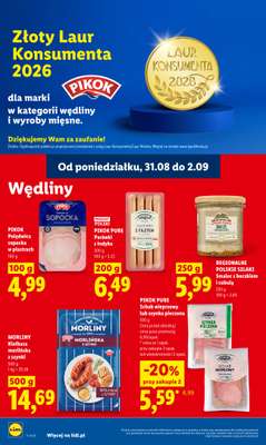 Lidl - gazetka promocyjna Oferta od poniedziałku od poniedziałku 31.08 do środy 02.09 - strona 54