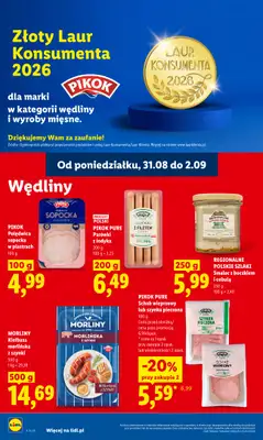 Lidl - gazetka promocyjna Oferta od poniedziałku od poniedziałku 31.08 do środy 02.09 - strona 54