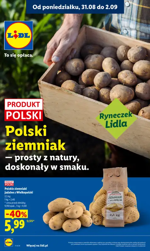Lidl - gazetka promocyjna Oferta od poniedziałku od poniedziałku 31.08 do środy 02.09 - strona 36