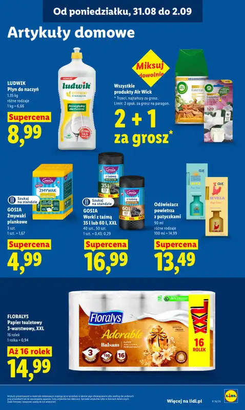 Lidl - gazetka promocyjna Oferta od poniedziałku od poniedziałku 31.08 do środy 02.09 - strona 83