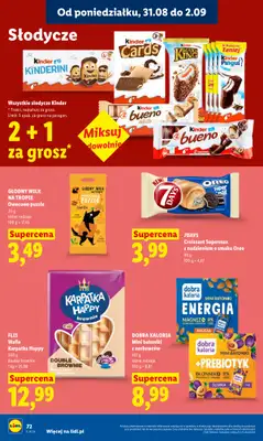 Lidl - gazetka promocyjna Oferta od poniedziałku od poniedziałku 31.08 do środy 02.09 - strona 74
