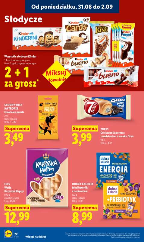 Lidl - gazetka promocyjna Oferta od poniedziałku od poniedziałku 31.08 do środy 02.09 - strona 74