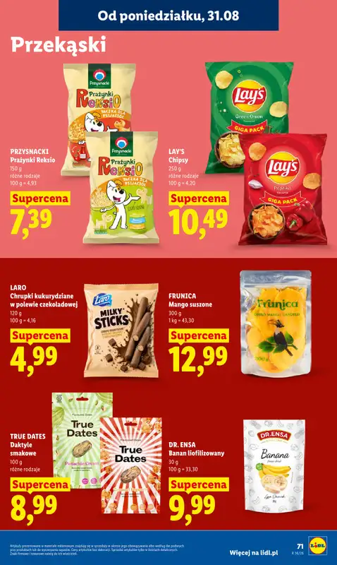 Lidl - gazetka promocyjna Oferta od poniedziałku od poniedziałku 31.08 do środy 02.09 - strona 73