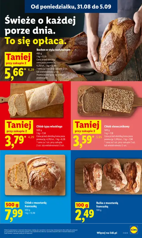 Lidl - gazetka promocyjna Oferta od poniedziałku od poniedziałku 31.08 do środy 02.09 - strona 47