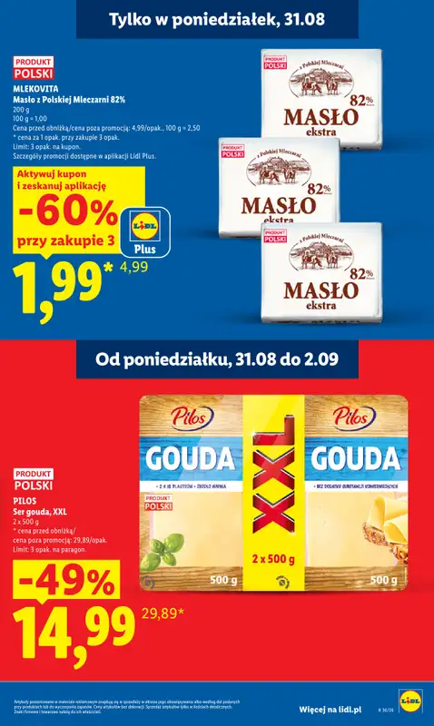 Lidl - gazetka promocyjna Oferta od poniedziałku od poniedziałku 31.08 do środy 02.09 - strona 15