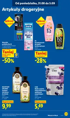 Lidl - gazetka promocyjna Oferta od poniedziałku od poniedziałku 31.08 do środy 02.09 - strona 81