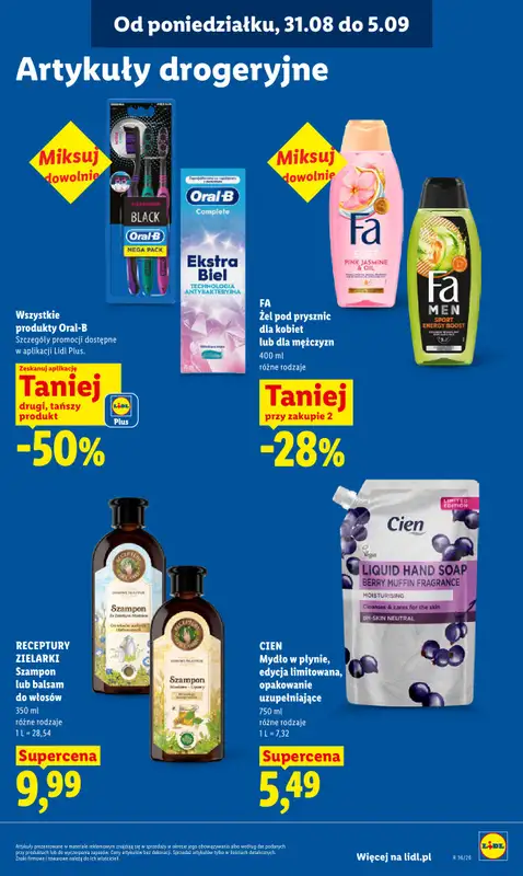 Lidl - gazetka promocyjna Oferta od poniedziałku od poniedziałku 31.08 do środy 02.09 - strona 81
