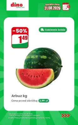 Dino - gazetka promocyjna Specjalna oferta na 31.08.2026 - promocje spoza gazetki od poniedziałku 31.08 do poniedziałku 31.08 - strona 3