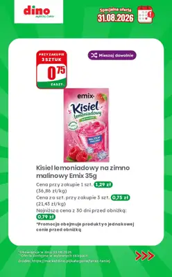 Dino - gazetka promocyjna Specjalna oferta na 31.08.2026 - promocje spoza gazetki od poniedziałku 31.08 do poniedziałku 31.08 - strona 8