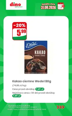 Dino - gazetka promocyjna Specjalna oferta na 31.08.2026 - promocje spoza gazetki od poniedziałku 31.08 do poniedziałku 31.08 - strona 6