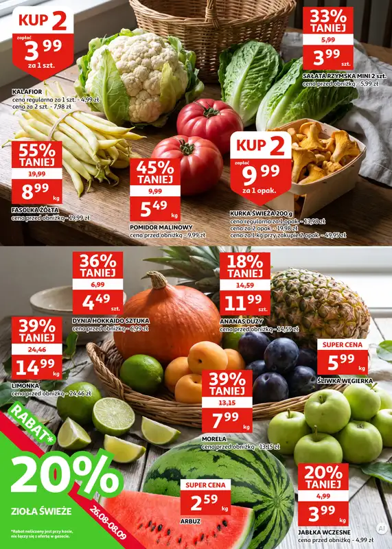 Auchan - gazetka promocyjna Gazetka Zielona Góra | Zacznij od śniadania od środy 26.08 do wtorku 08.09 - strona 6