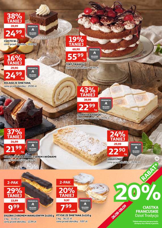 Auchan - gazetka promocyjna Gazetka Zielona Góra | Zacznij od śniadania od środy 26.08 do wtorku 08.09 - strona 9