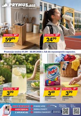 Prymus AGD - gazetka promocyjna Oferta specjalna od wtorku 01.09 do środy 30.09