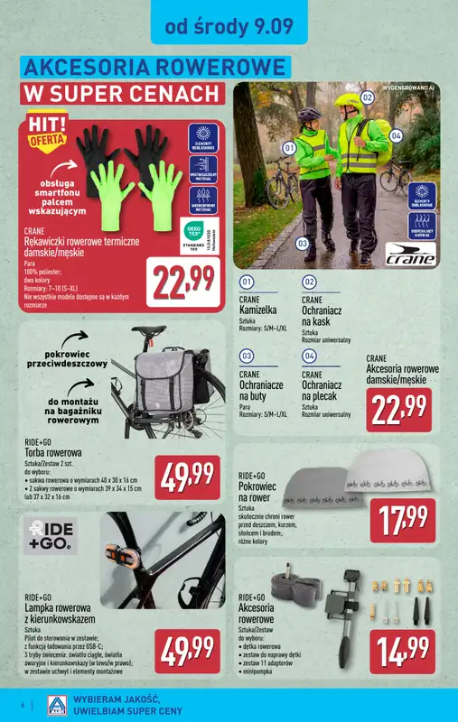Aldi - gazetka promocyjna Aldi ma to coś! od środy 09.09 do soboty 12.09 - strona 6