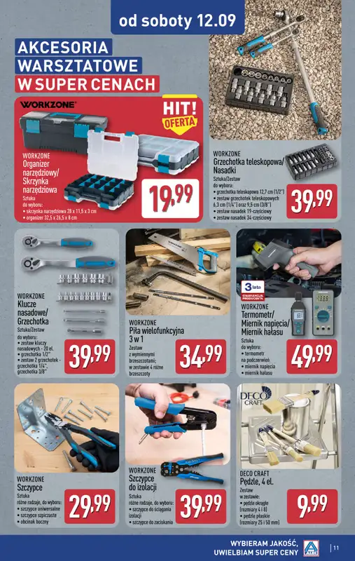 Aldi - gazetka promocyjna Aldi ma to coś! od środy 09.09 do soboty 12.09 - strona 11