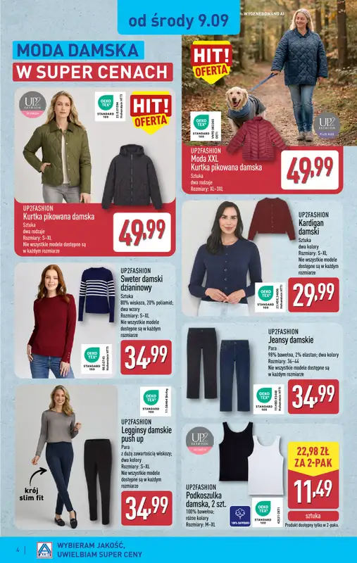 Aldi - gazetka promocyjna Aldi ma to coś! od środy 09.09 do soboty 12.09 - strona 4