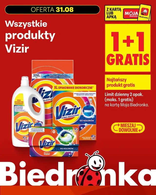 Biedronka - gazetka promocyjna Biedronkowe oszczędności od poniedziałku 31.08 do poniedziałku 31.08 - strona 19