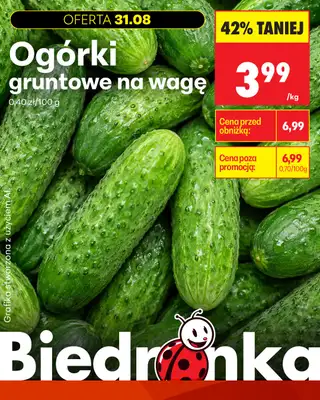 Biedronka - gazetka promocyjna Biedronkowe oszczędności od poniedziałku 31.08 do poniedziałku 31.08 - strona 5