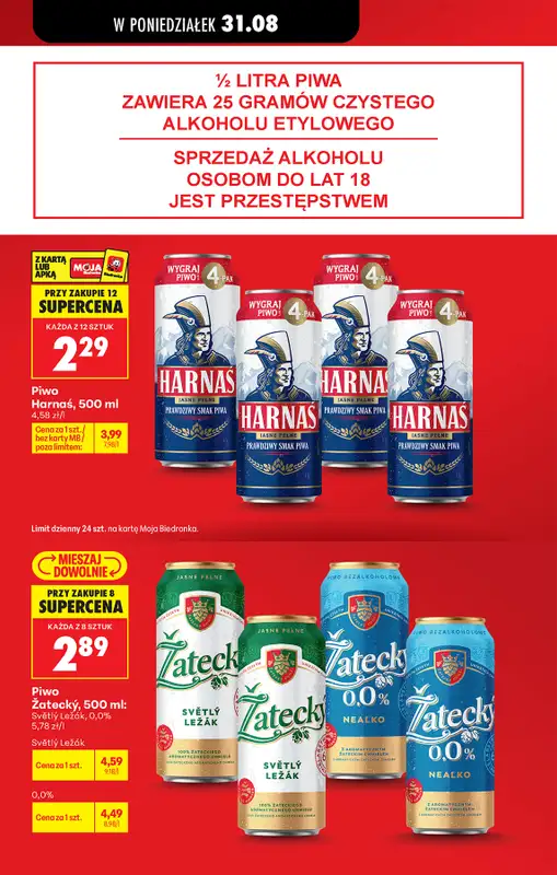 Biedronka - gazetka promocyjna Od poniedziałku, Z ladą tradycyjną od poniedziałku 31.08 do soboty 05.09 - strona 37