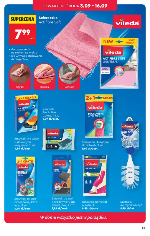 Biedronka - gazetka promocyjna Hity i inspiracje, od 31.08 od poniedziałku 31.08 do środy 16.09 - strona 35