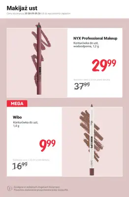 Rossmann - gazetka promocyjna PROMOCJE na makijaż od poniedziałku 31.08 do środy 09.09 - strona 9