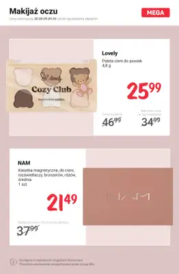 Rossmann - gazetka promocyjna PROMOCJE na makijaż od poniedziałku 31.08 do środy 09.09 - strona 7