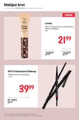 Rossmann - gazetka promocyjna PROMOCJE na makijaż od poniedziałku 31.08 do środy 09.09 - strona 12