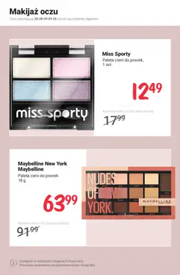 Rossmann - gazetka promocyjna PROMOCJE na makijaż od poniedziałku 31.08 do środy 09.09 - strona 8