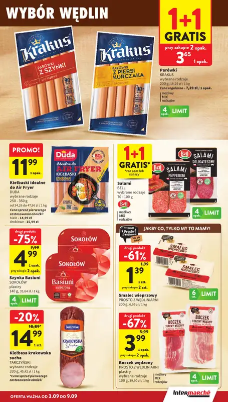 Intermarche - gazetka promocyjna Gazetka od czwartku 03.09 do środy 09.09 - strona 15