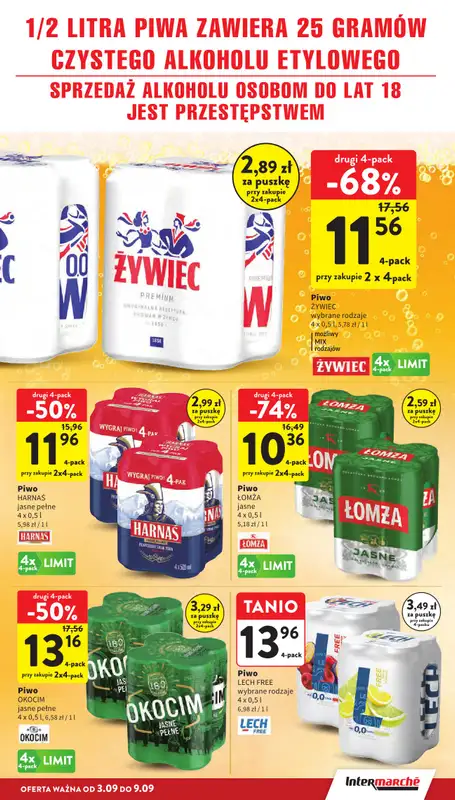 Intermarche - gazetka promocyjna Gazetka od czwartku 03.09 do środy 09.09 - strona 33