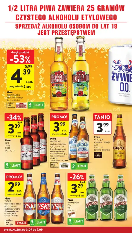 Intermarche - gazetka promocyjna Gazetka od czwartku 03.09 do środy 09.09 - strona 32