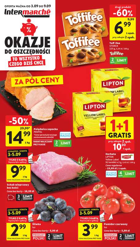 Intermarche - gazetka promocyjna Gazetka od czwartku 03.09 do środy 09.09