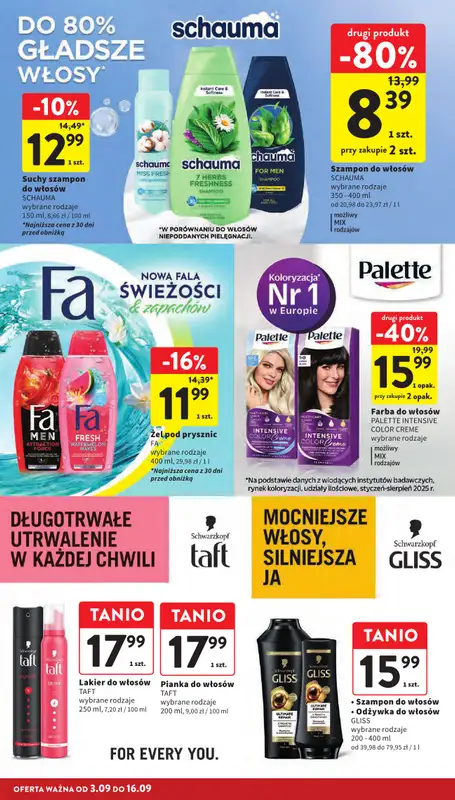 Intermarche - gazetka promocyjna Gazetka od czwartku 03.09 do środy 09.09 - strona 38