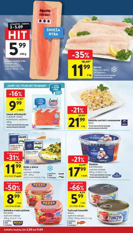 Intermarche - gazetka promocyjna Gazetka od czwartku 03.09 do środy 09.09 - strona 22