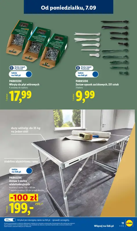 Lidl - gazetka promocyjna Katalog od poniedziałku 07.09 do soboty 12.09 - strona 15