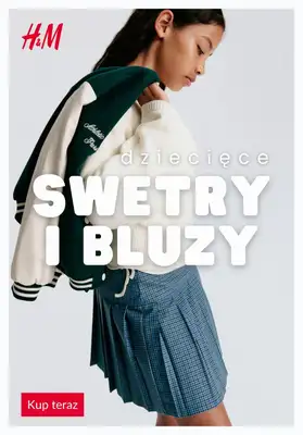 H&M - gazetka promocyjna Swetry i bluzy dziecięce od 69,99 PLN od poniedziałku 31.08 