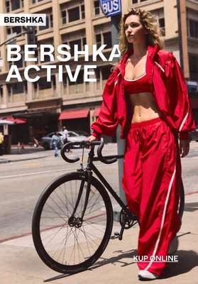 Bershka - gazetka promocyjna BERSHKA ACTIVE - kolekcja damska od poniedziałku 31.08 