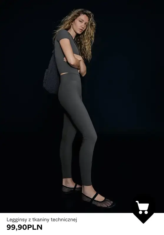 Bershka - gazetka promocyjna BERSHKA ACTIVE - kolekcja damska od poniedziałku 31.08  - strona 9